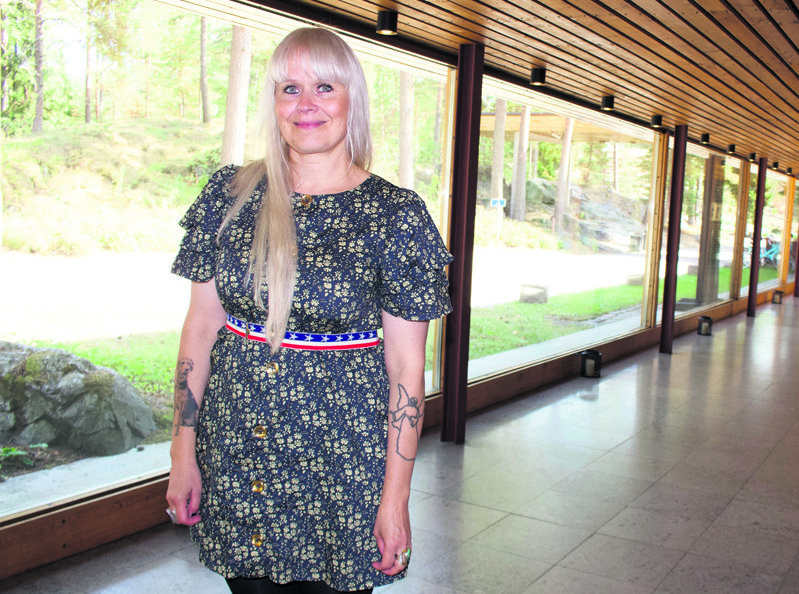 Paola Suhonen Hotel Rantapuistossa.