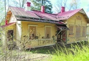 Ruotsalainen koulu Rantakiventiellä.