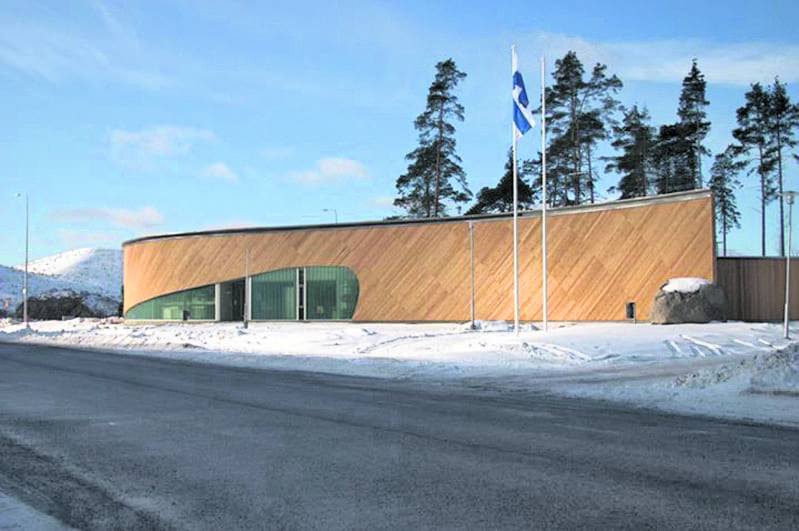 Vuosaaren Merimieskirkko.
