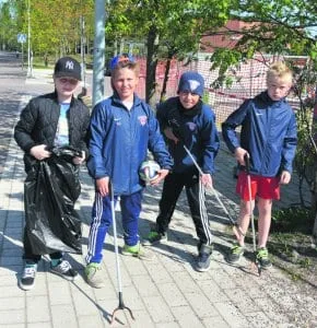 Siivoustalkoolaisia.