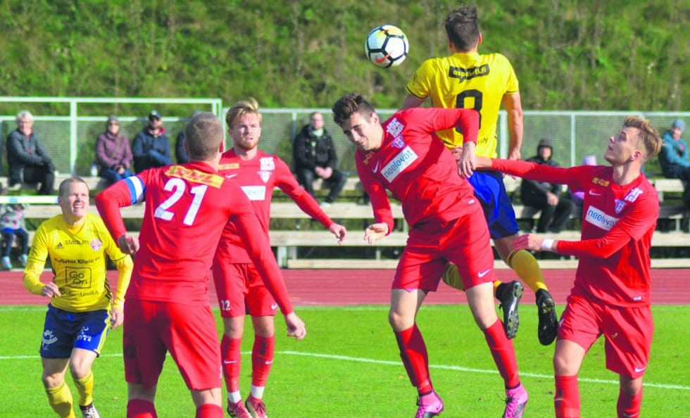FC Viikinkien pelaajia.