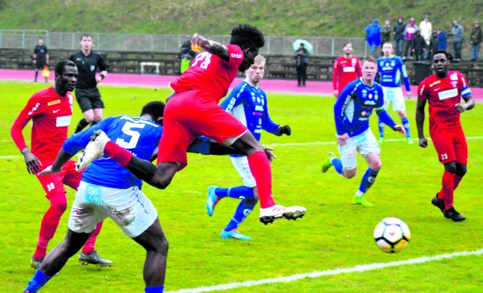 FC Viikinkien pelaajia.