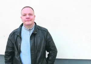 Kirjailija Markus Ahonen.