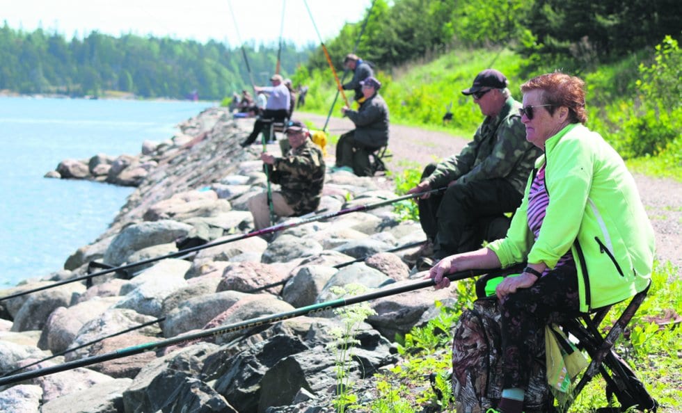 Sää suosi taas onkimistapahtumaa.