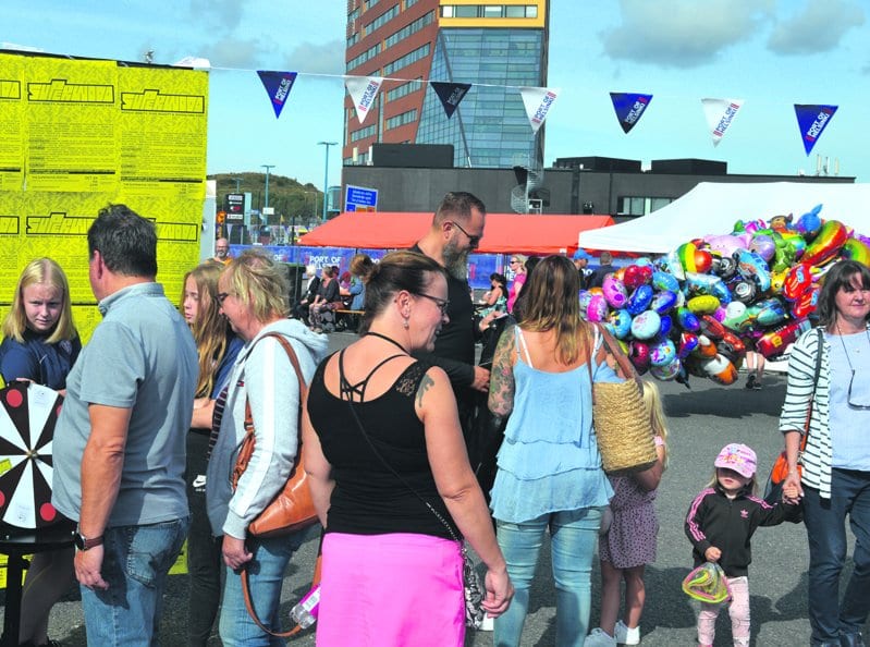 Satamapäivän tapahtumatorilla oli monenlaista ohjelmaa.