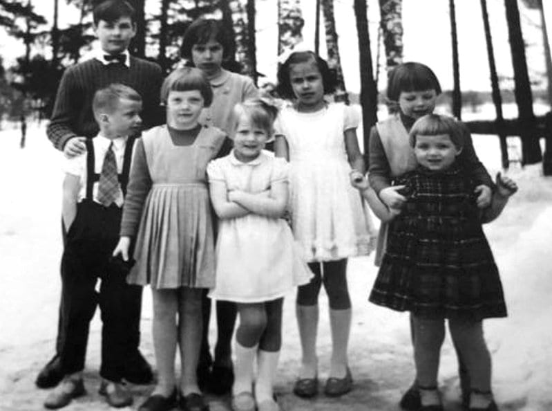 Marielundin tilalla vuonna 1958.