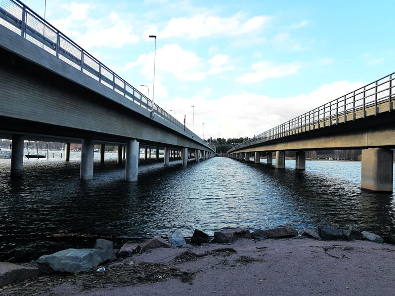 Vuosaaren sillan alitukseen liittyviin reitteihin toivottiin parannuksia.        Kuva: Sanna Meriläinen 