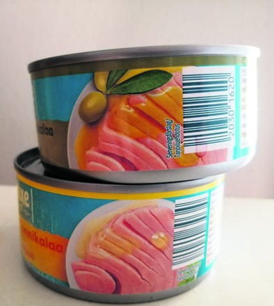 Tonnikalapurkit.