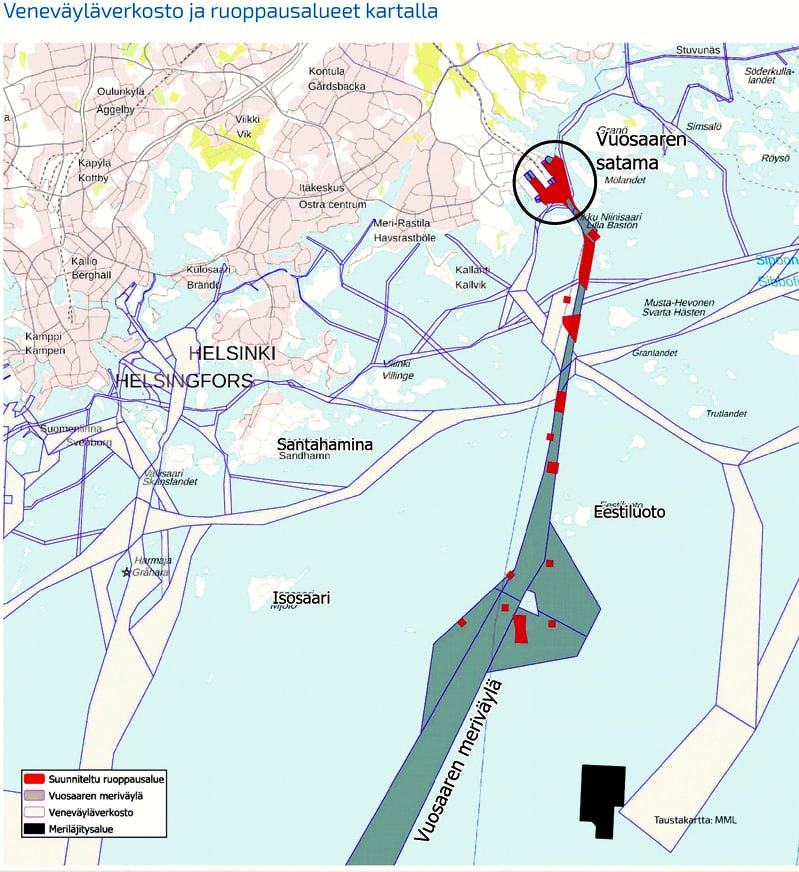 Sataman meriväylän syventäminen alkaa kesäkuussa - Vuosaari