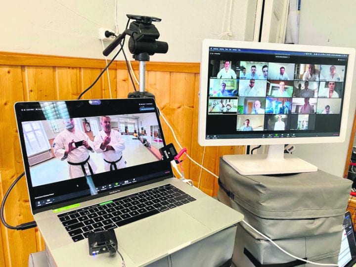Korona-aika toi harjoituksiin mukaan videoharjoittelun.