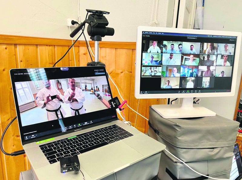 Korona-aika toi harjoituksiin mukaan videoharjoittelun.