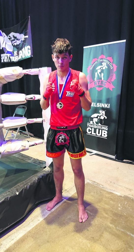 Roi Martinez edustaa Helsinki Thaiboxing Clubia.