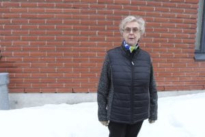 Vuosaarentiellä Vuosaaren keskustassa asuva eläkeläinen Marjatta Valtonen, 72, on ollut vuosaarelainen vuodesta 1973.
