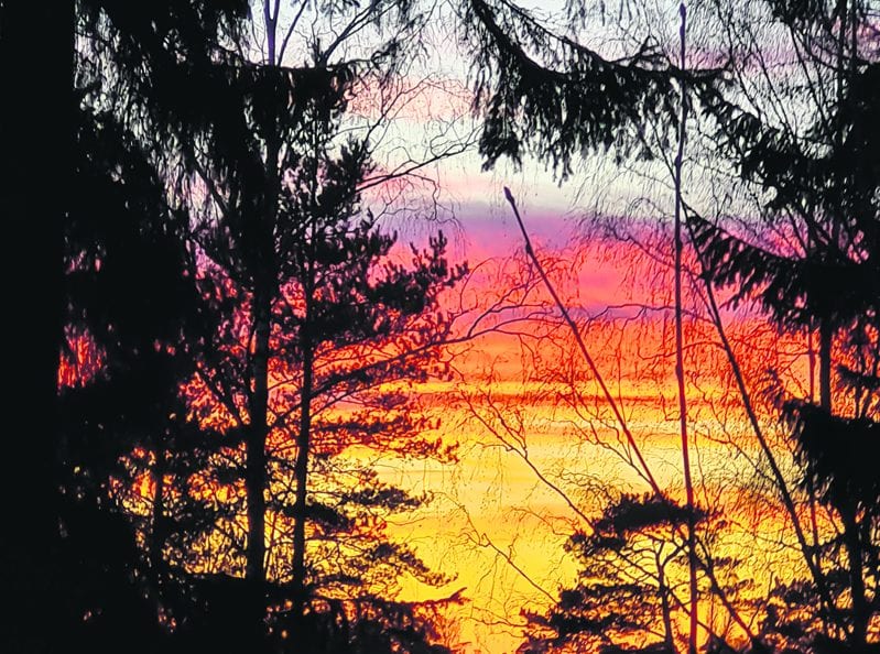 Ramsinniemi, hetki ennen auringonlaskua. Kuva: Kiiki Satosalmi