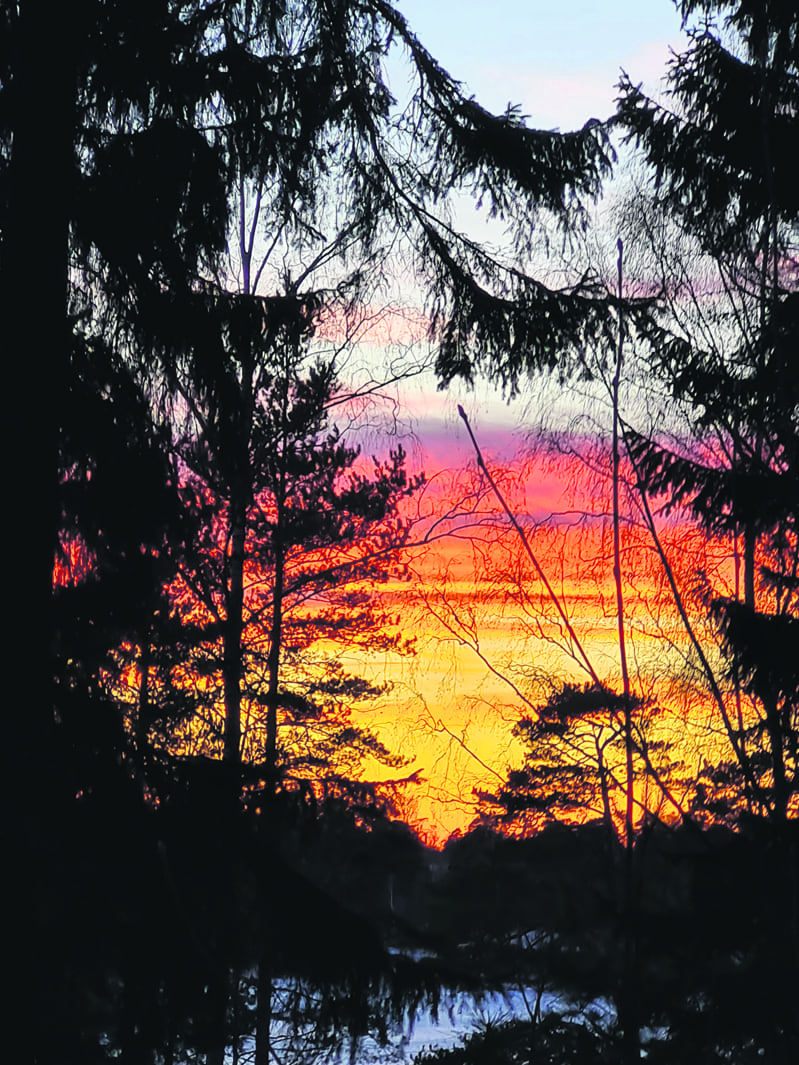 Ramsinniemi, hetki ennen auringonlaskua. Kuva: Kiiki Satosalmi