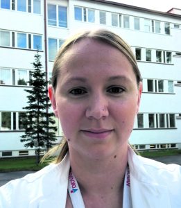 Aino Rubini aloitti Vuosaaren terveysaseman ylilääkärinä huhtikuussa 2021. Kuva: Aino Rubinin kotialbumi