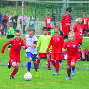 Kartanon kentillä pelattiin viime viikonloppuna Viikkareiden perinteinen Syysfestivaalit-junioriturnaus, johon osallistui peräti 124 poika-, tyttö- ja sekajoukkuetta eri ikäluokista. Kuvassa vauhdissa P2013-kilpasarjan FC Viikingit/punainen 1 sekä LoPa/Valkoinen.