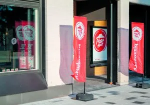 Pizza Hut löytyy Kahvipavunkujalta Kahvikorttelista.