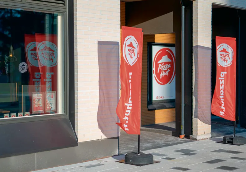 Pizza Hut löytyy Kahvipavunkujalta Kahvikorttelista.