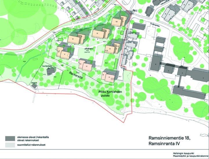 Oy Transmeri Ab:n omistamalle alueelle haetaan kaavamuutosta, joka mahdollistaisi III–VII-kerroksisten asuinkerrostalojen rakentamisen Ramsinrannan länsiosaan.