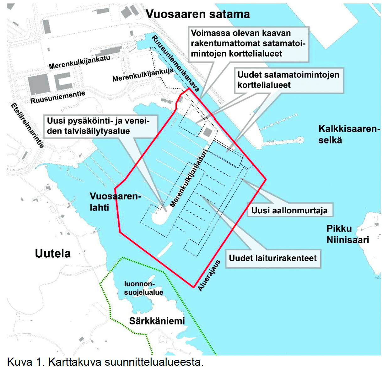 Vuosaarenlahden venesatamaa on tarkoitus laajentaa - Vuosaari