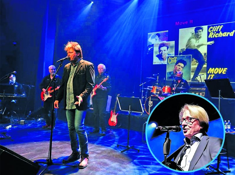 Mystery Wires -yhtyeen konsertissa Vuotalossa torstaina 8.9. isäntänä toimii Markku ”Mape” Veijalainen (pieni kuva).