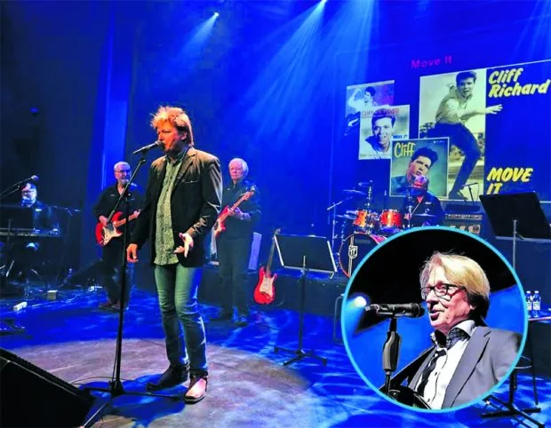 Mystery Wires -yhtyeen konsertissa Vuotalossa torstaina 8.9. isäntänä toimii Markku ”Mape” Veijalainen (pieni kuva).