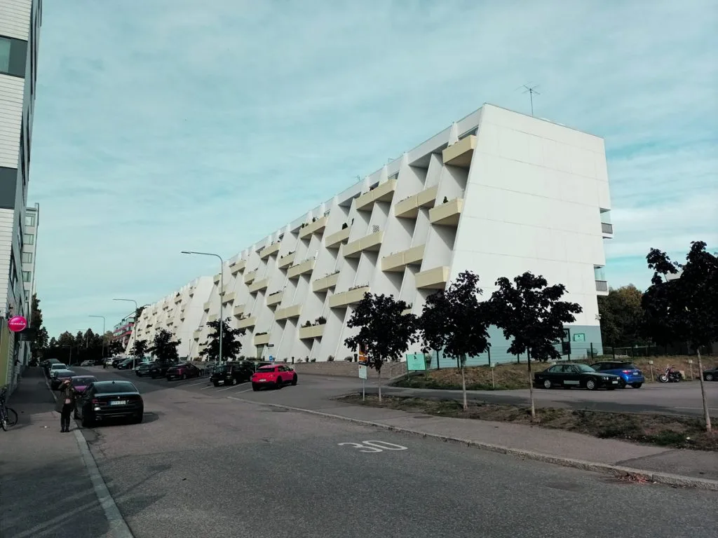 Ulappasaarentien terassitalot.
