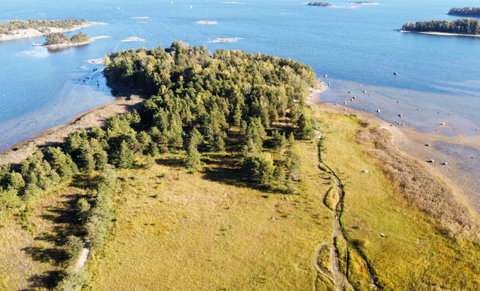 Kuningatar ilmasta kuvattuna. Kuva: Antti Honkanen