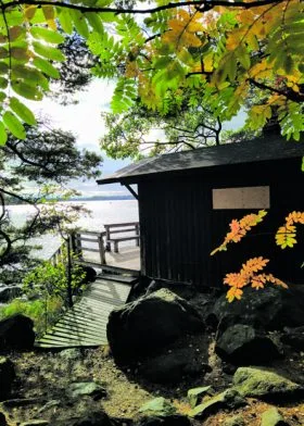 Wahlbergin huvilan sauna.