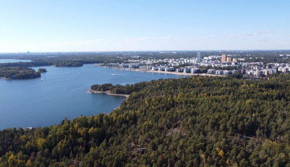 Ilmakuvaa Uutelasta. Kuva: Antti Honkanen