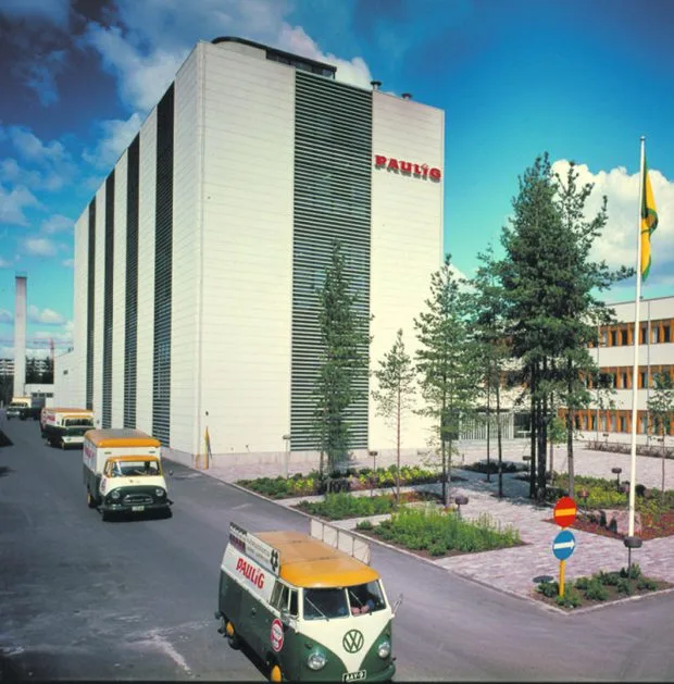 Entinen paahtimo, jonka paikalla on nyt Kahvikorttelin asuinalue. Kuva: Oy Gustav Paulig Ab