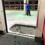 Vuosaaren metroasemalla