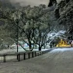Talvi Ilveskorvenpuistossa