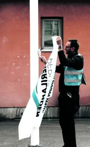 Koulujen lippu nousi salkoon molemmissa toimipisteissä.