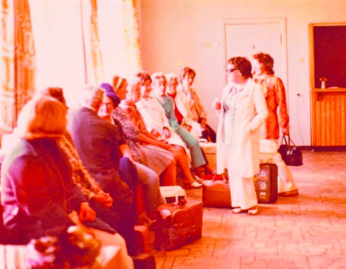 Tallinnan matkalaiset vuonna 1971.