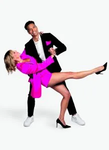 Shawn Huff ja tanssiopettajansa Saana Akiola. Kuva: MTV / Saku Tiainen
