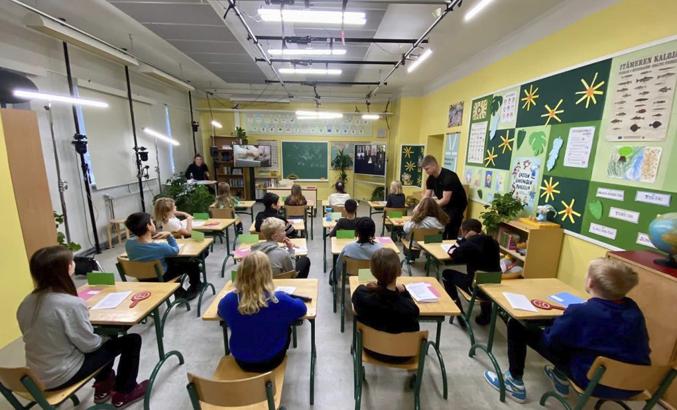 Kuvausharjoitukset käynnissä.