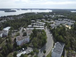 Meri-Rastilan kaupunkiuudistuksessa alueelle rakennetaan uusia asuntoja jopa 4 400 uudelle asukkaalle. Kuva: Pro Meri-Rastila