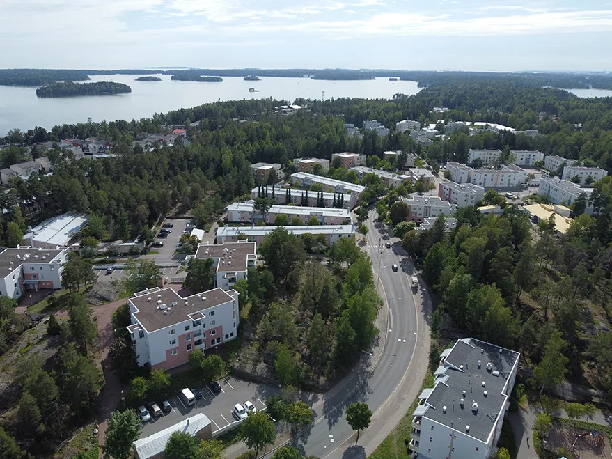 Meri-Rastilan kaupunkiuudistuksessa alueelle rakennetaan uusia asuntoja jopa 4 400 uudelle asukkaalle.      Kuva: Pro Meri-Rastila