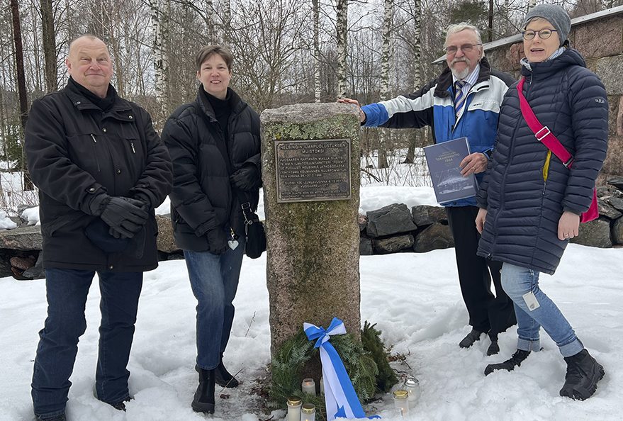 Kuvassa vasemmalta: Eero Hildén, Nina Ruuttu, Matti Pöhö ja Satu Toivonen