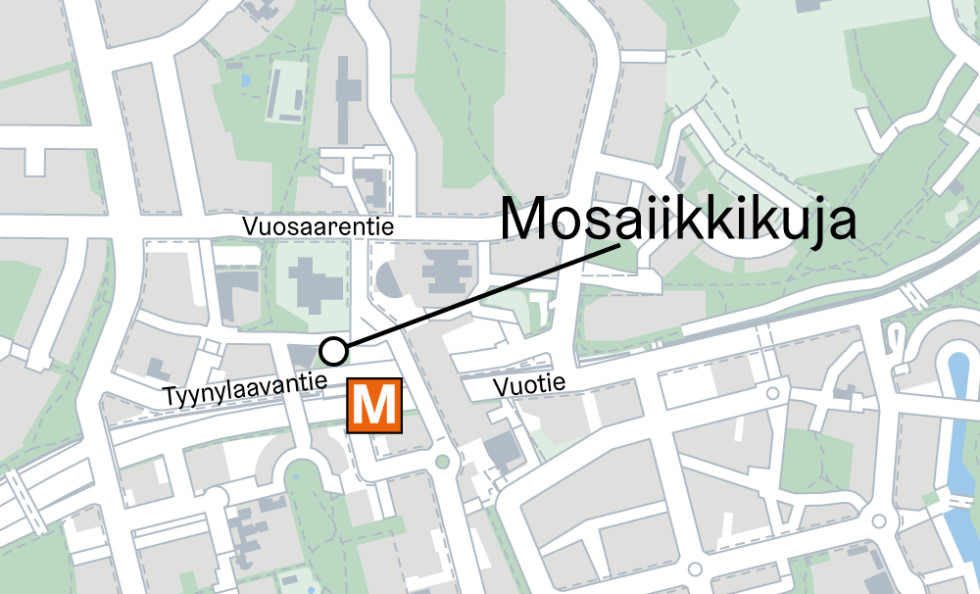 Mosaiikkikujan silta 21-24