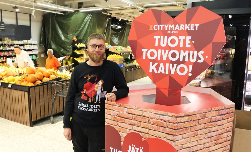 Vuosaaren uuden K-Citymarketin ruokakauppias Sasu Hamina on tullut vuosaarelaisille tutuksi jo K-Supermarket Vuosaaren kauppiaana.