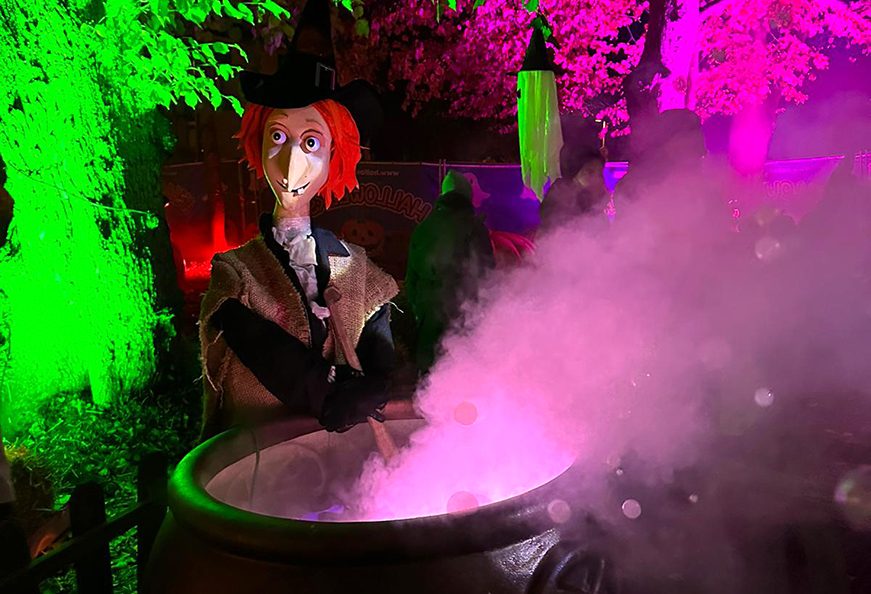 Kuva viime vuoden Puotilan Kartanon Halloweeks-tapahtumasta.