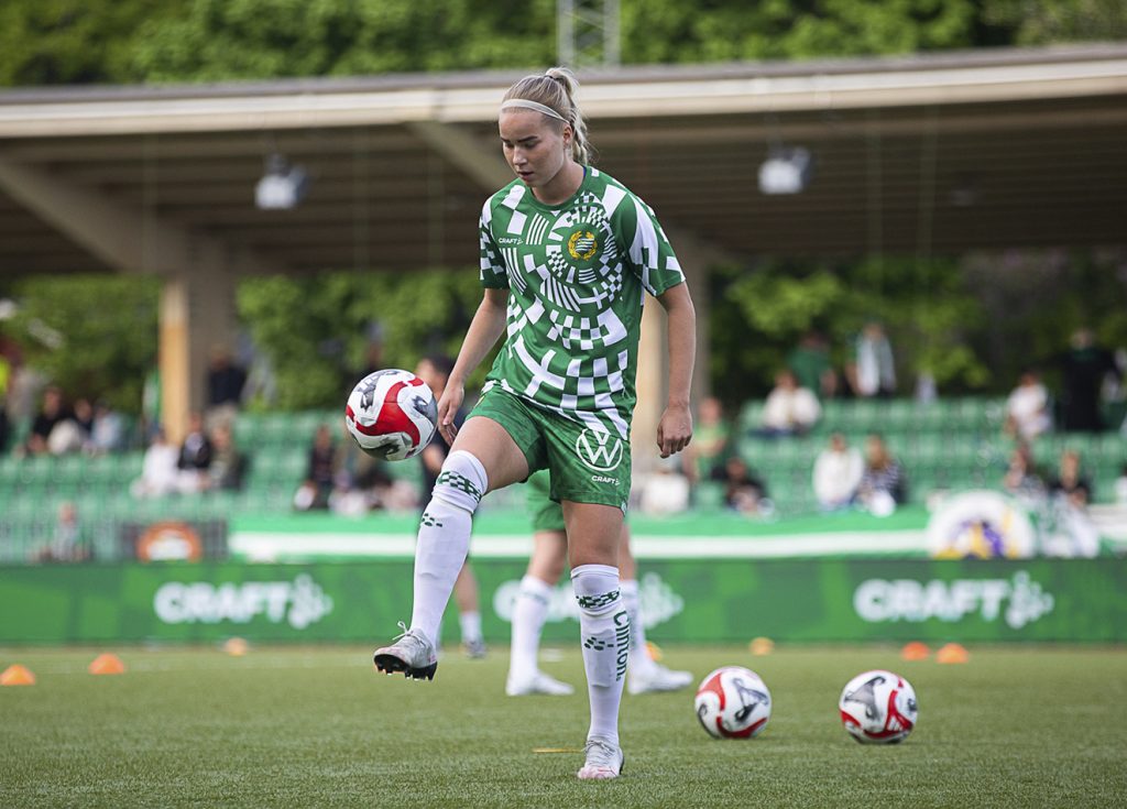 Eva Nyströmin seurajoukkue on Hammarby. Kuva: Peter Jonsson