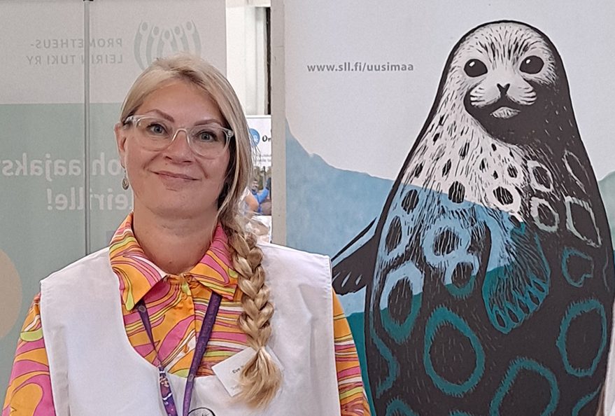Eeva Rantala puolustaa lähimetsiä.