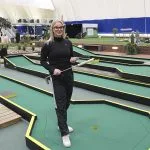 Golfin harjoitusareenasta löytyy nyt myös minigolfrata