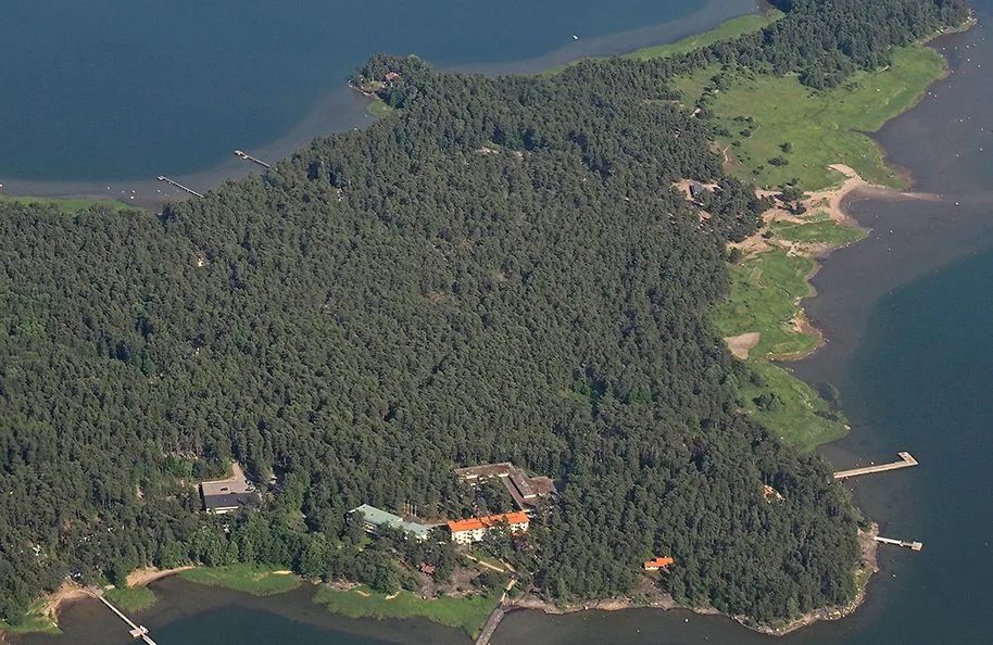 Ilmakuva Kallahdenniemen Sofiasta. Kuva: Esa Ilmolahti