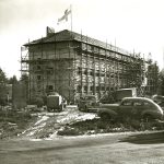 Heteniityntien koulun harjannostajaiset vuonna 1949