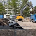 Kangaslammen ruoppausjäte muuttuu mullaksi